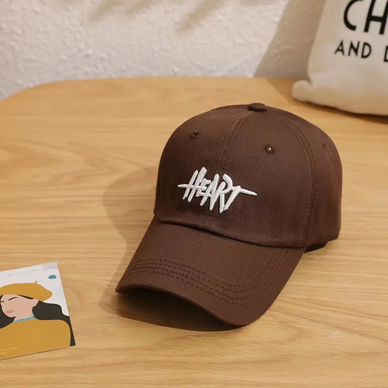 Lucky Embroidery Casual Baseball Cap Solid Color Simple Dad Hat Unisex Sun Hats For Women Men 241226