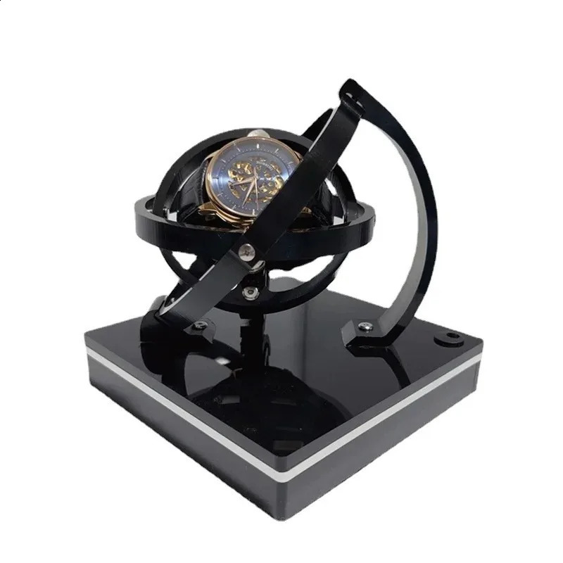 Stereoscopic Watch Winders Automatic Winding of Mechanical Watches 360° Rotating Men Wrist Watch Display Storage Winder Device 241226