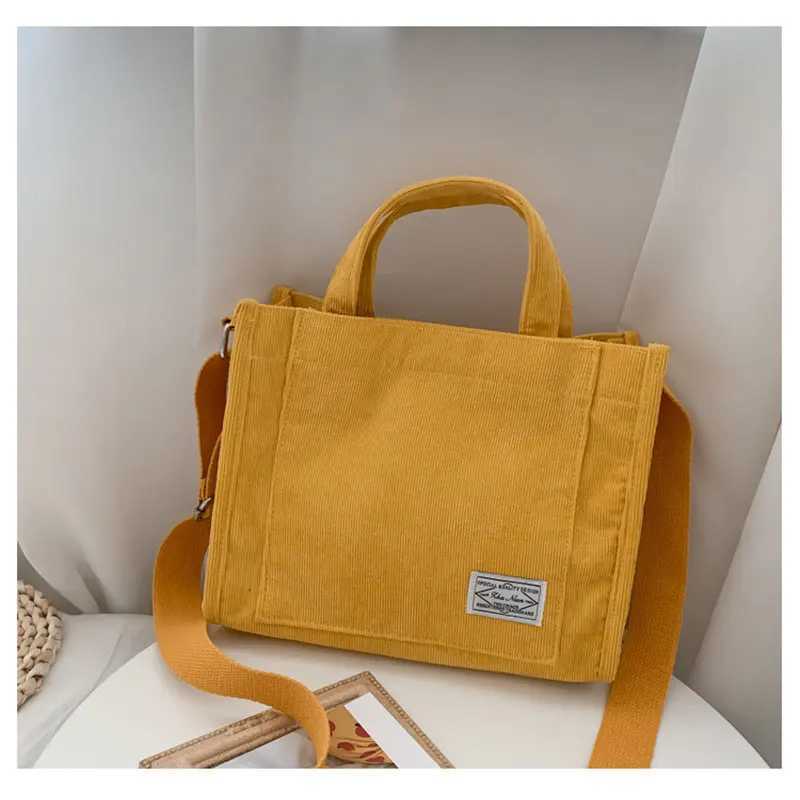 Womens Bag Corduroy New Small Square Bag Trendy Handbag Single Shoulder Diagal BagXJ241225