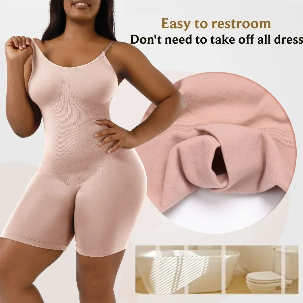 Shapewear Stree jumpsuit Women Tummy Control full Body Shaper Bodysuit Reducing and Shaping Girdles 241225