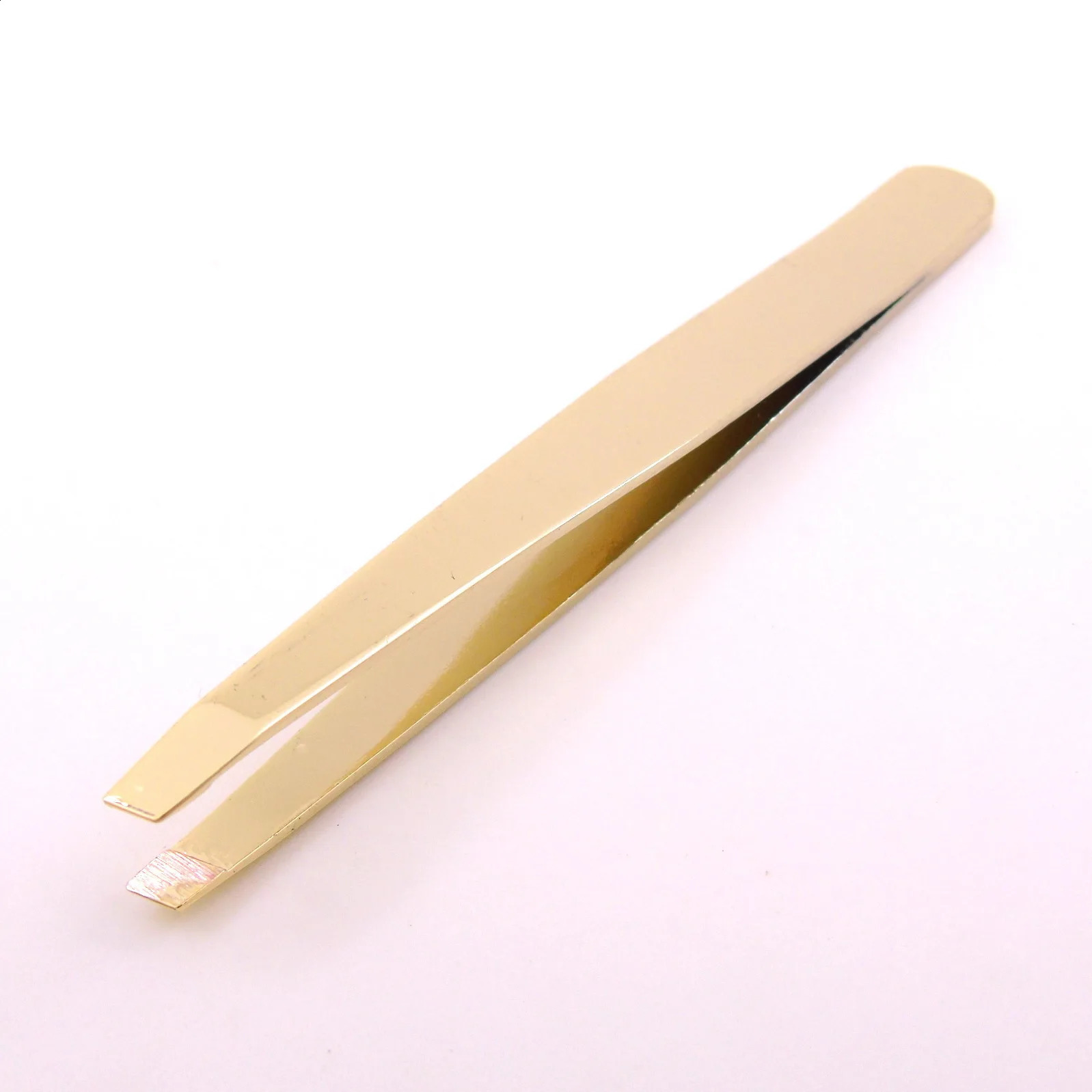 Private Label Eyebrow Tweezers Rose Gold Pincet Clips Stainless Steel Face Beautfy Makeup Tool 241223