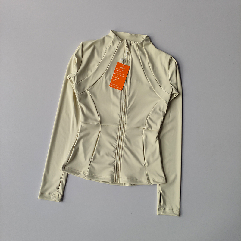 Women Sports Zip Fiess Yoga Shirt Workout Running Coats Warm Gym Long Sleeve Top Cardigan Slim Tight Jacket Activewear