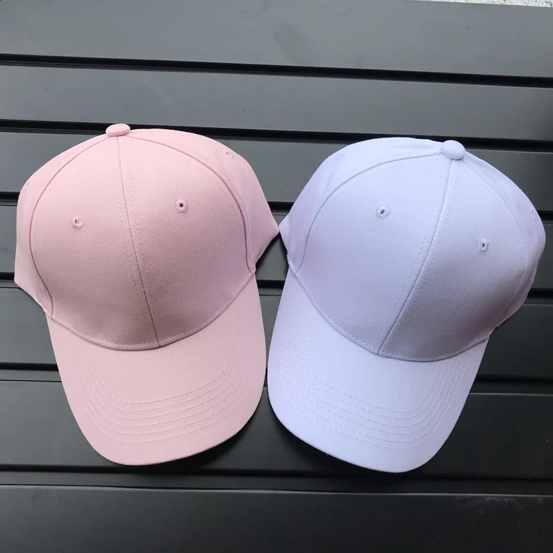 MYZOPER Solid Color Unisex Cotton Breathable Baseball Cap Adjustable Spring Autumn Simple Adult Cap Hip Hop Hat 241226