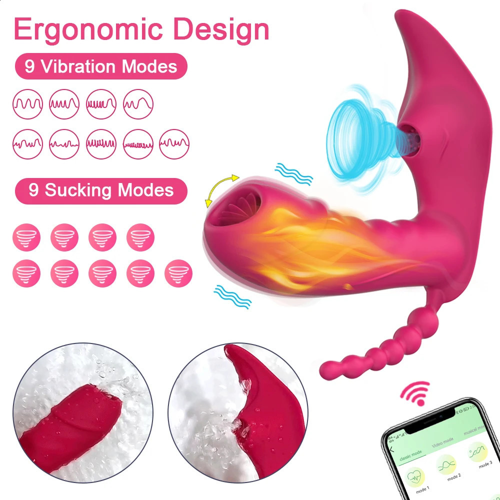 Bluetooth APP Dildo Vibrator Female for Women Vacuum Sex Toys Wireless Remote Control Vibrating Panties Toy Couple Adult 18 241226