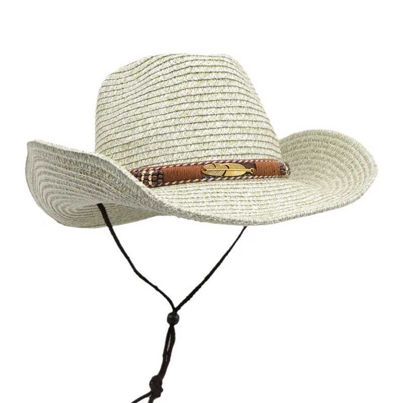 Summer Western Cowboy Hat Retro Style Sunset Cowboy Hat W241225