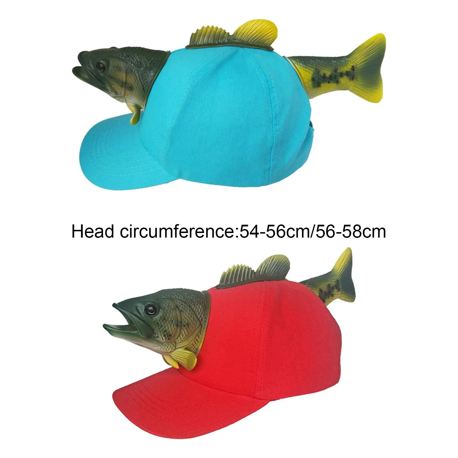 Novelty Baseball Cap Cartoon Trendy Parent Child Party Performance Fish Hat 241225
