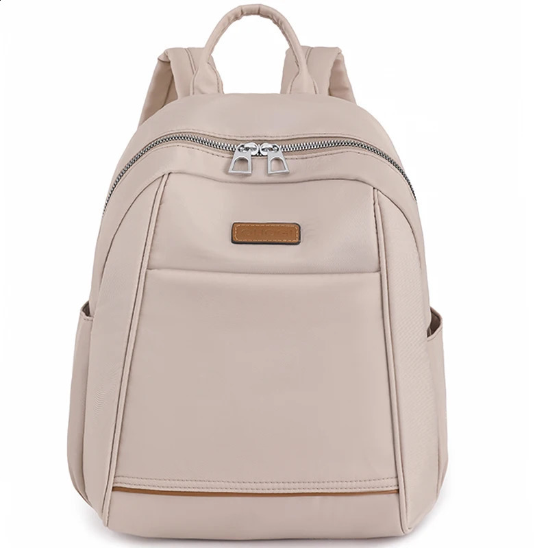 Large Capacity Solid Color Multifunctional Backpacks Light Nylon Waterproof Knapsack Womens Backpack Sac A Dos 241226