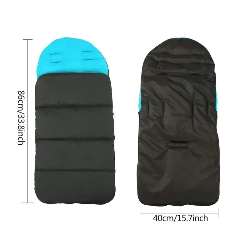 Warm Swaddle Windproof born Sleeping Bag Universal Stroller Footmuff Cover Blanket Cosy Toes Buggy Cushion Baby Thick 241225