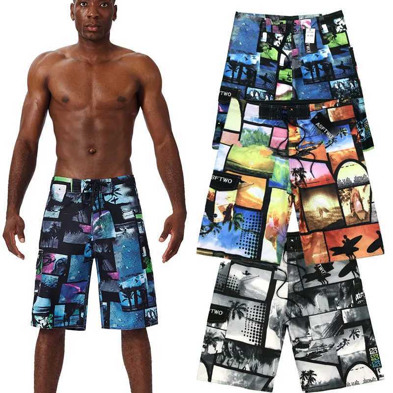 Drying Men Surf Beach Shorts Fitness Muscle High Quality Water Sports Men Beach Shorts Pants swim shorts bermuda masculinaXJ241226