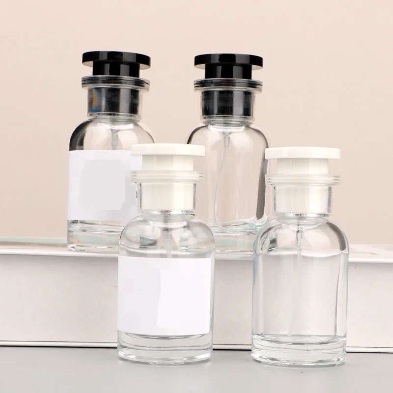 30ml 50ml Atomizer Perfume Spray Bottle for Travel Clear Empty Cologne Dispenser Portable Glass Sprayer for Toner Cosmetics 241225
