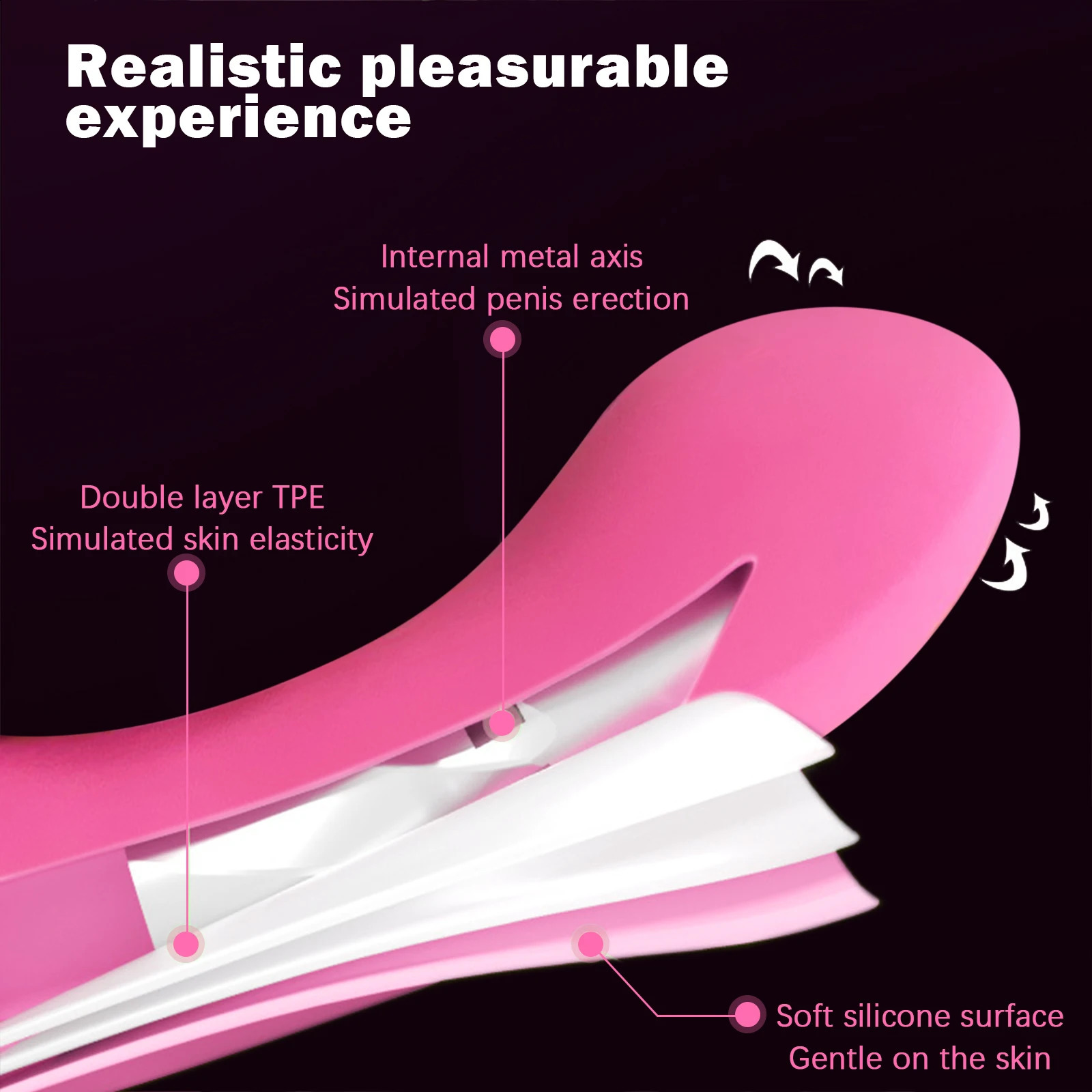 Vibrator Women Sex Toys Soft Dildo 12 Modes Powerful Gspot Vibrators Vagina Massager Female Masturbation Adult Goods 241226