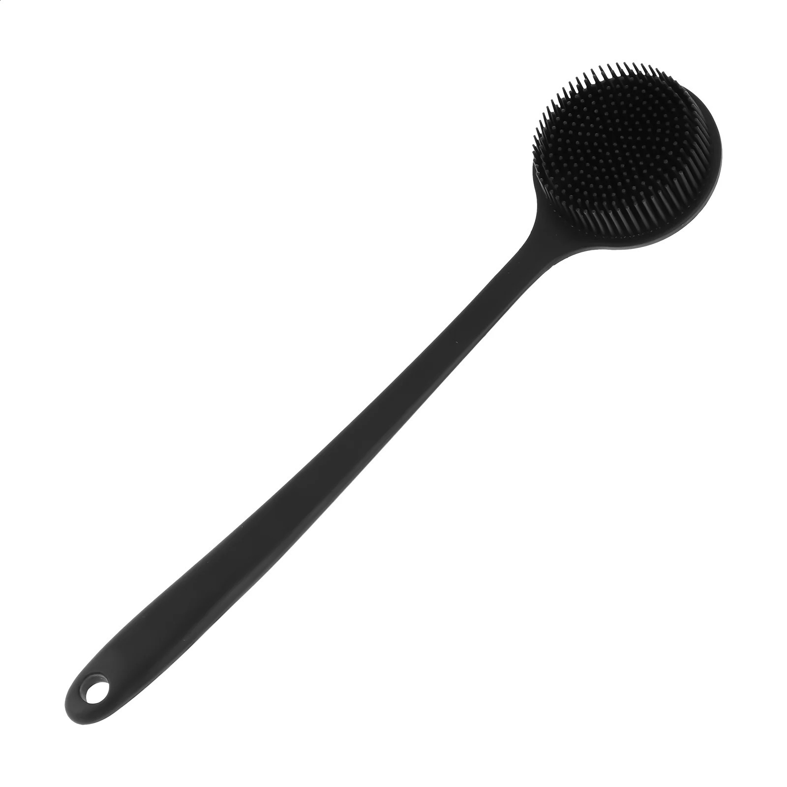 Brush Scrubber Body Shower Silicone Bath Handle Exfoliating Long Bathing Exfoliator Scalp Dry Shampoo Scrub Toilet 241226
