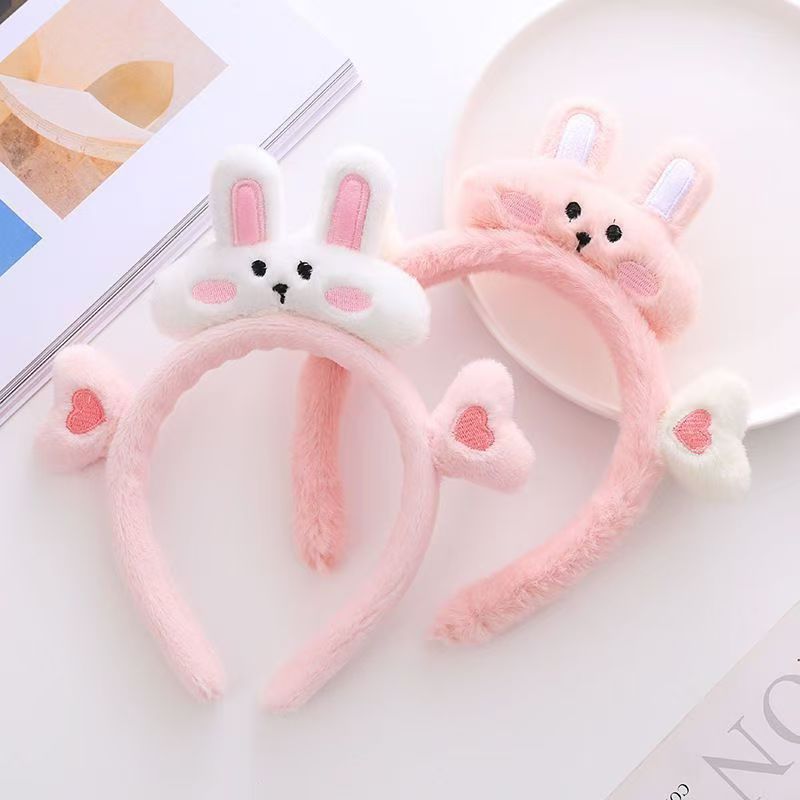 Cute Rabbit Hair Hoop Doll 3D Rabbit Ear Cat Claw Headband Children's Amusement Park Performance Hair Accessories