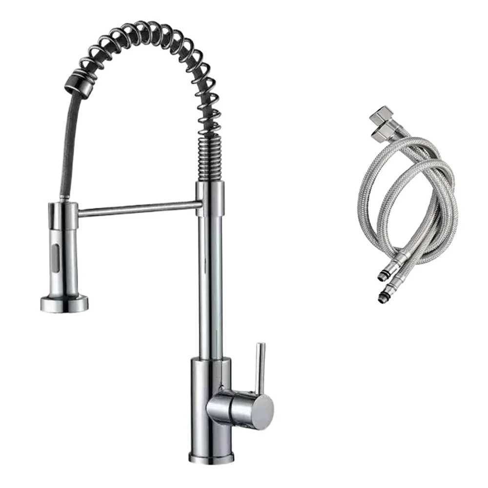 Kitchen faucet spring rotating kitchen sink Pl outlet spring nozzle mixer faucet hot and cold water crane G1/2 Y241226