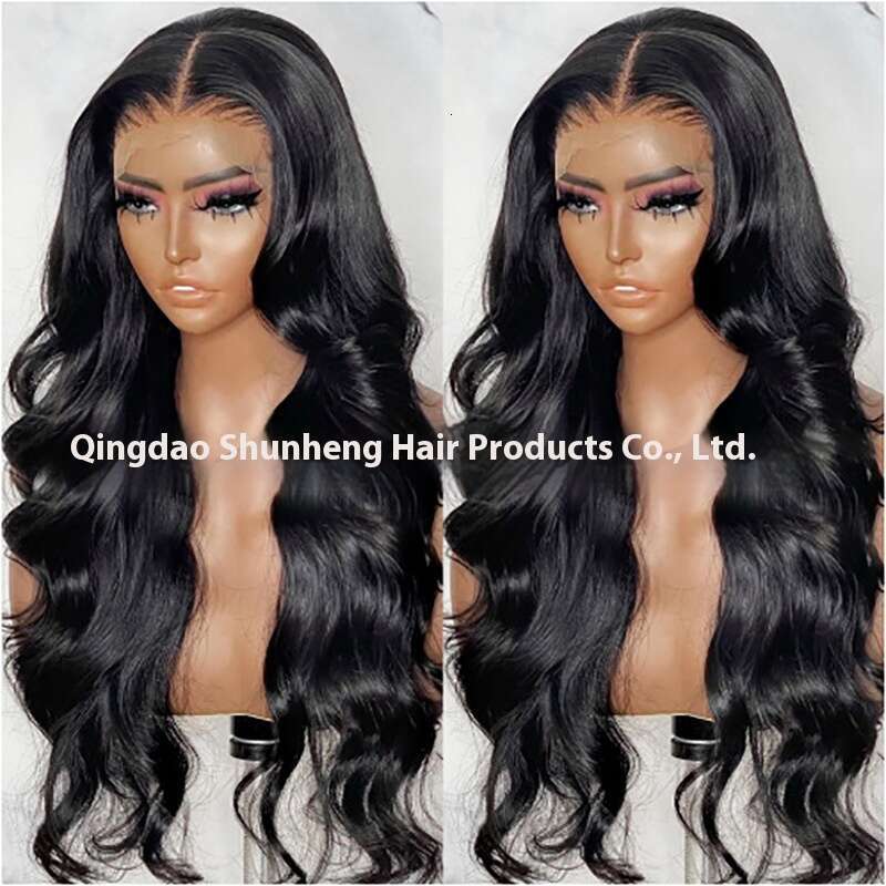 Front Lace Black Big Wave Handmade Full Head High-Temperature Silk Hairstyle Wig Set Wigs Kq1 Kq1