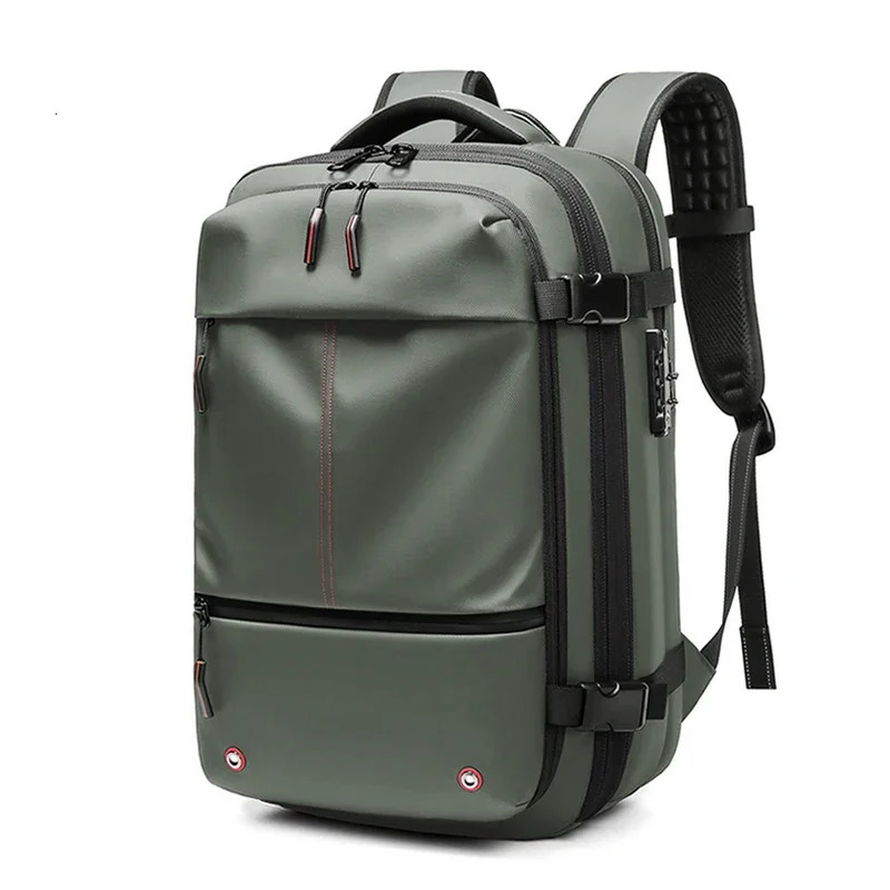 Travel Men Backpack 17 inch vacuum compression Laptop Backpack Large Capacity school Backpack Extended Hiking Business backpack 241225