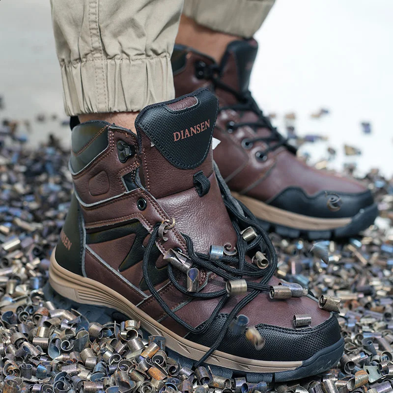 Work Boots Indestructible Safety Shoes Men Steel Toe Shoes Puncture-Proof Sneakers Male Shoes Women Non Slip waterproof boots 241226