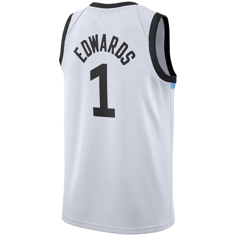 Anthony Edwards Basketball Jersey Naz Reid Donte DiVincenzo Julius Randle Jaden McDaniels Rudy Gobert Conley Robert Dillingham Terrence Shannon Jr Joe