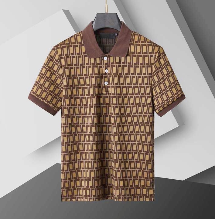 2025 Spring/Summer Luxury Men's Polo Designer Collar Shirt High Street Embroidered Printed Polo Clothing Men's Brand Collar M-XXXL