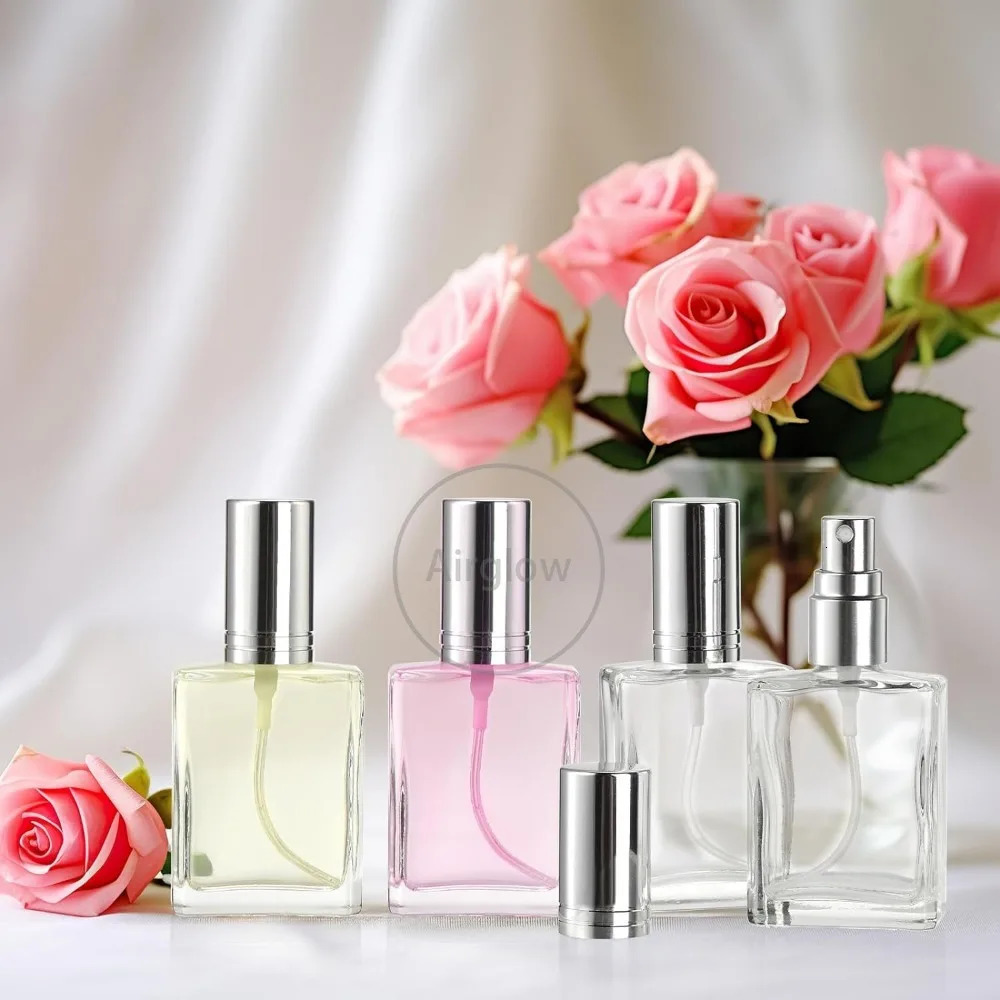 20 Pack Glass Fine Mist Spray Bottles 15ml Refillable Mini Perfume BottleEmpty Perfume Atomizer Bottle with Dropper and Funnel 241225