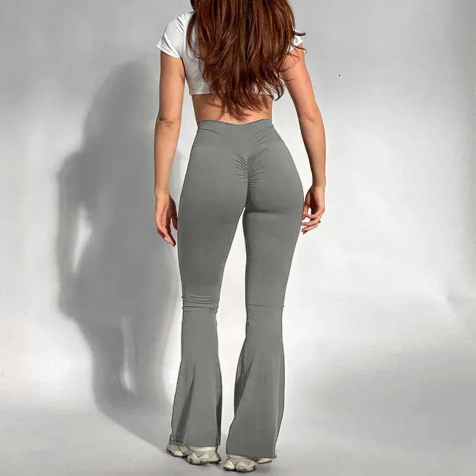 High Waist Workout Yoga Leggings Fitness Butt Lifting Scrunch Sports Gym Pant 241225