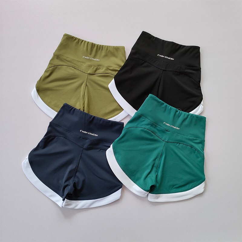 2023 Women's Yoga High Waist Sport Fiess Push-Up Tights Booty Gym Cycg Running Shorts Female