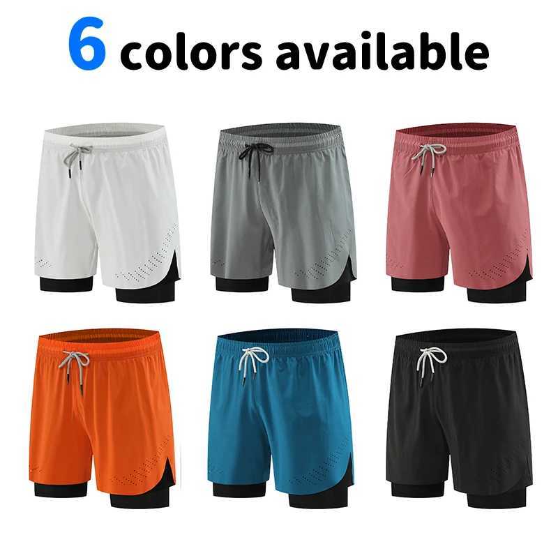 New Summer Running Shorts 2-inch Sports Slow Running Fitness Shorts Fast Drying Breathable Fitness Casual Shorts Mens Training Shorts 266 W241226