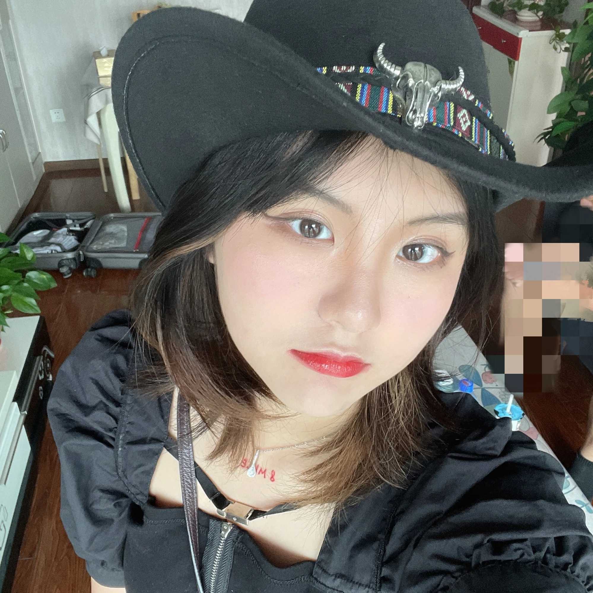 Retro unisex womens mens and womens felt warm Western denim hat wide brown denim girl denim headband (54/57/61cm) W241225