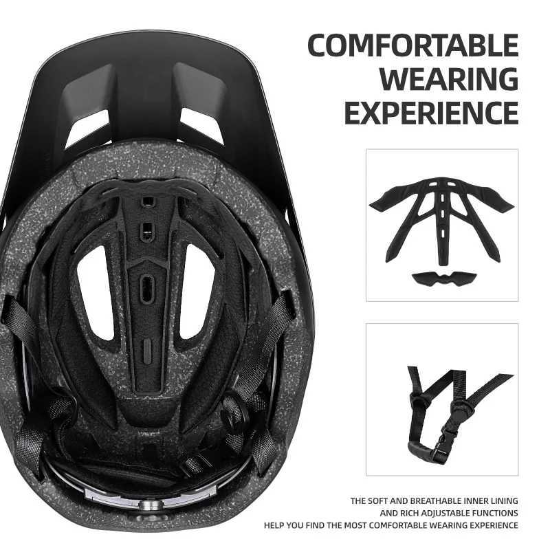 BATFOX Bike Helmet Overall Molded Mountain Road Helmet Ultralight Men Bicycle Cycling Equipment DH AM Casco Ciclismo BicicletaXJ241226