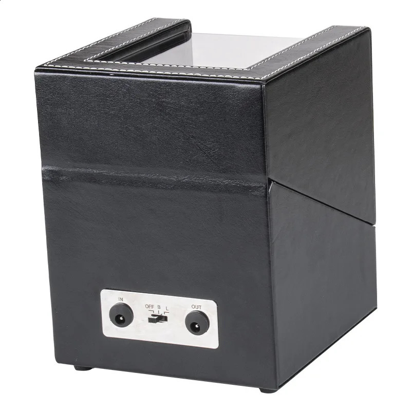 2 Slot Watch Winder Automatic Mechanical Watches Box Shaker USB Charging Carbon Fiber Storage Case 241226