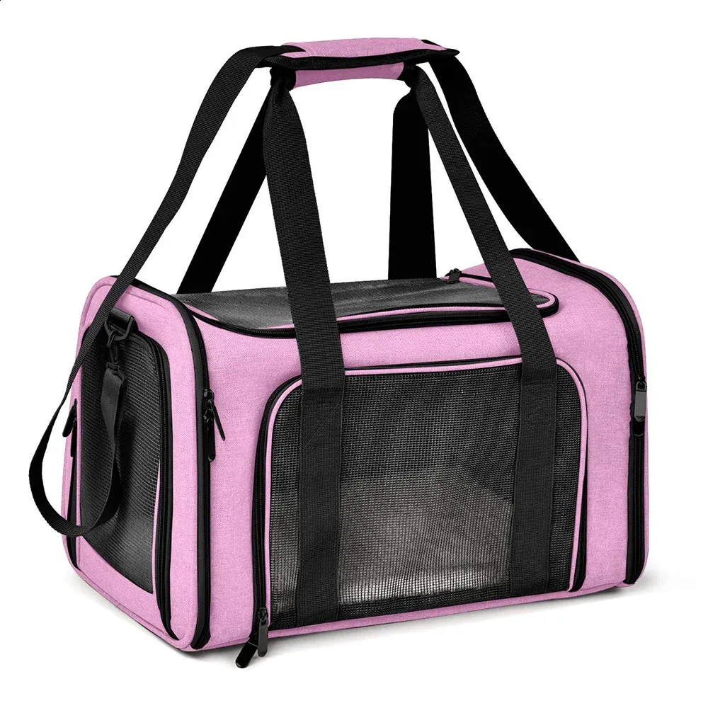 Dog Bag Soft Side Backpack Cat Pet s Dog Travel Bags Airline Approved Transport For Small Dogs Cats Outgoing