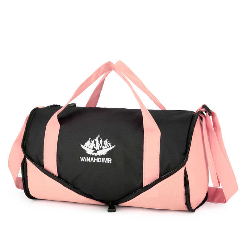 New Travel Folding Bag Mens and WoMens Sports Fitness Handbag Large Capacity Multifunctional Outdoor Shoulder Bag 240920