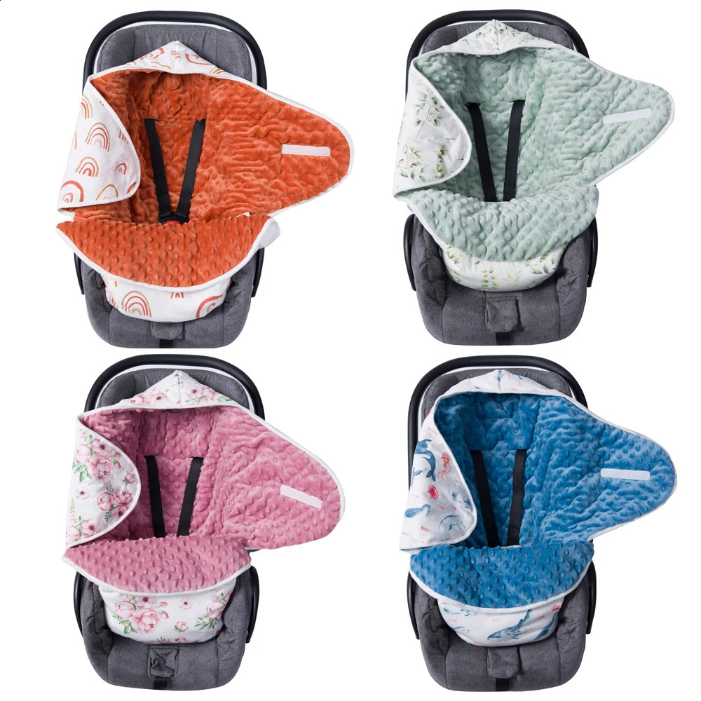 Winter Swaddling Blanket born Shower Wrap Sleep Sack Unisex for Babies Boys Girls Stroller Crib Bedding 241225
