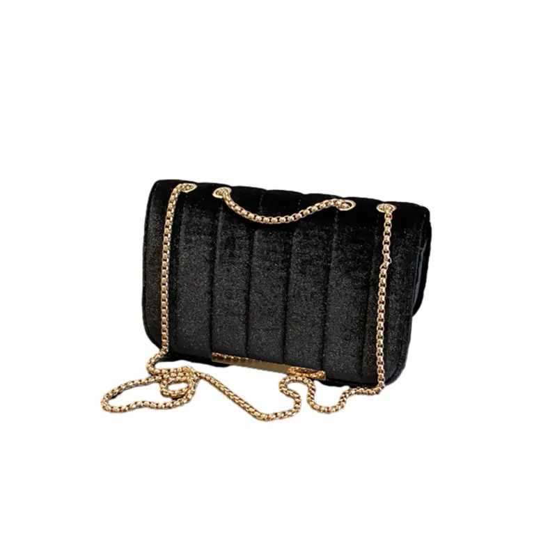 1PC Chain Bag Small Square Bag Casual Hundred Fi Commuter Bag Single Shoulder Crossbody Bag Womens BagXJ241225