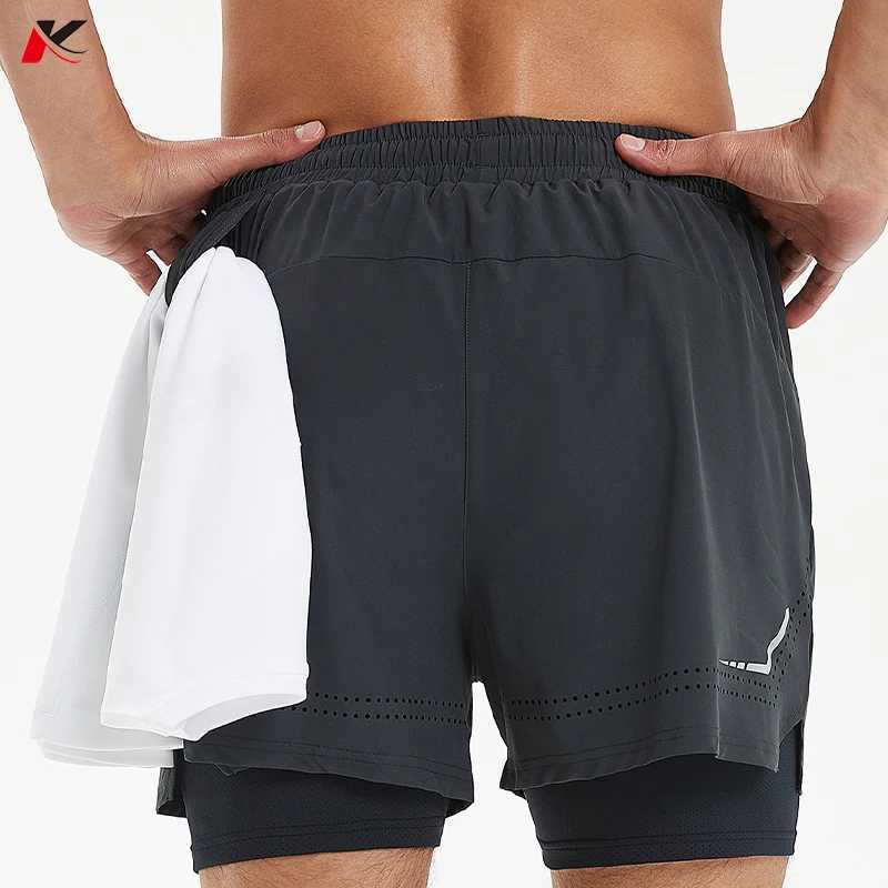 New Mens Running Shorts Quick-drying Fitness Black Fitness Shorts Men New Sport Workout Training Bodybuilding Short Pants Y32XJ241226