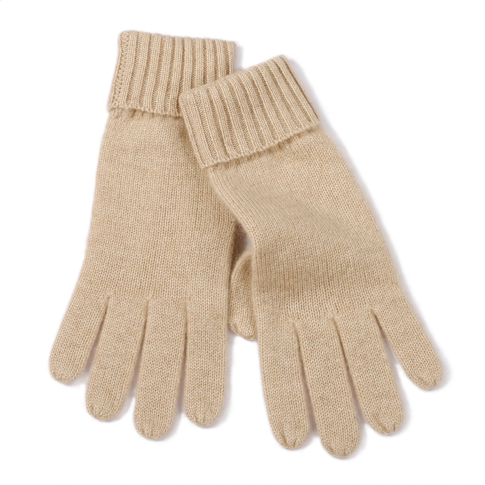 Fimtairah Inner Mongolia 100% pure cashmere gloves womens pure color thick warm five-finger knitted long gloves 241226
