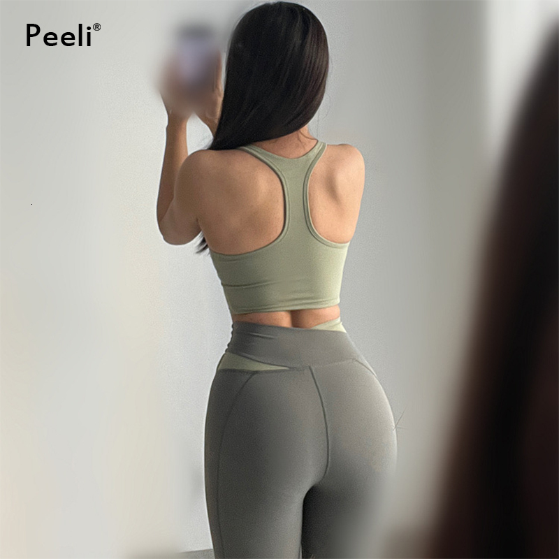 Yoga Women Clothing Suit Sexy Sports Bra High Waist Sport Leggings Athletic 2 Piece Gym Set Workout Outfits Sportswear