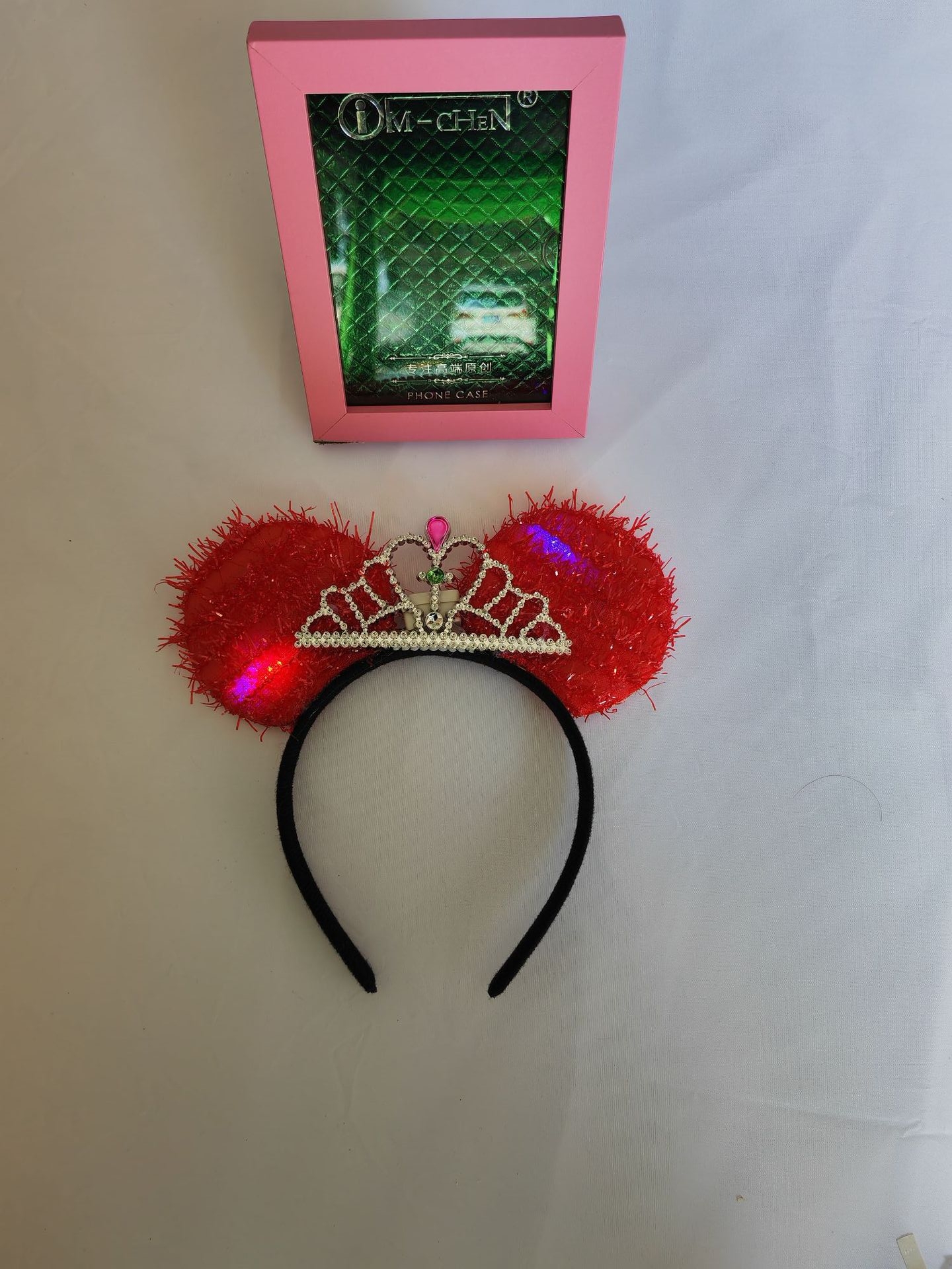 Crown glowing headband new version sweet and cute street vendor source wholesale internet famous headwear hot selling