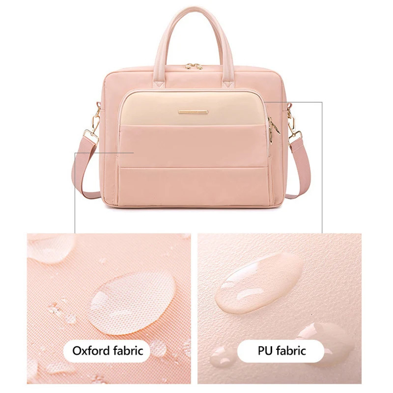 Capacity Briefcase Travel 13 14 15.6in Laptop Document Organizer Shoulder Bag Business Ipad Phone Notebook Storage Handbag X133C 241225