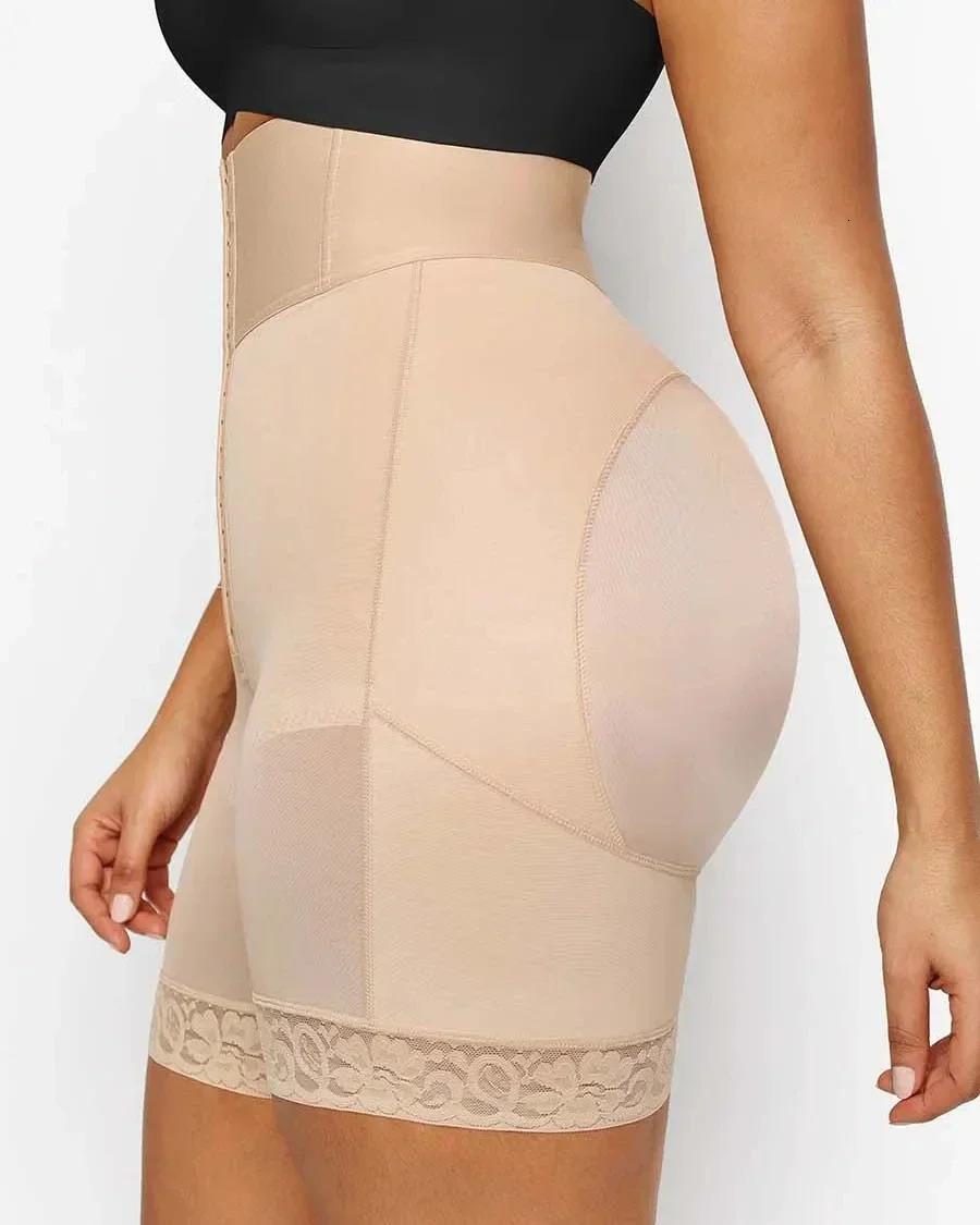 3 Boned Butt Lifter Shapewear Shorts Women Body Shaper Waist Trainer Belly Control Panties Body Shapewear Fajas 241225
