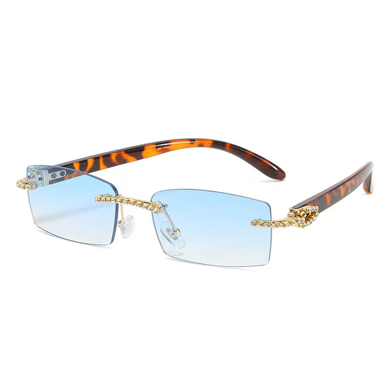 Bouquet Dia buffs Sunglasses 3524015 with Natural mixed buffalo horn glasses and cut Lens 3.0 Thickness