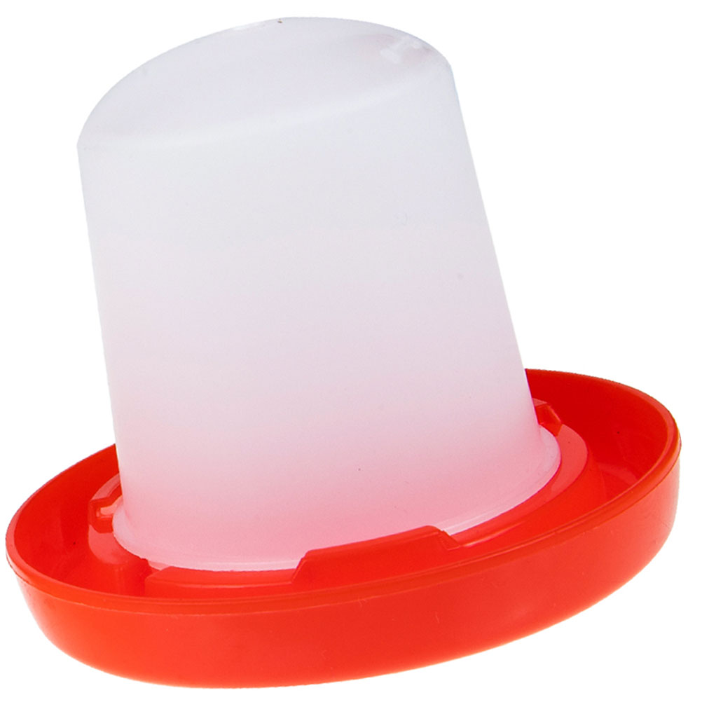 Chicken Drinking Bucket Poultry Water Trough Coop and Feed Bowls Duck Food Feeder Containers Cups Dispenser Accessories