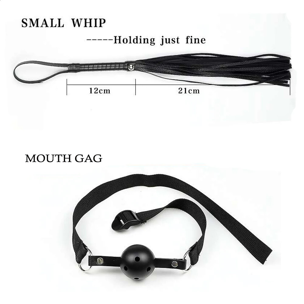 BDSM Kits Adults Sex Toys for Couples Handcuffs Nipple Clamps Whip Spanking Sex Metal Anal Plug Vibrator Exotic Bed Bondage Set 241226