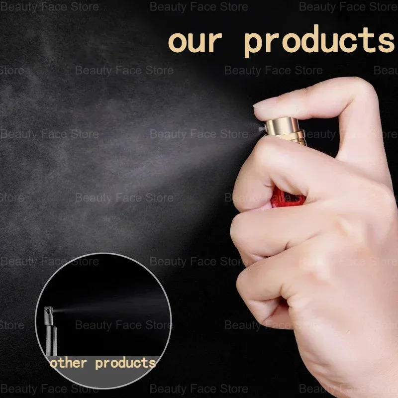 5ml Perfume Atomizer Mist Spray Bottle Portable High Quality PU Sprayer Suitable for Boarding Tight Sealing Travel Perfume Spray 241225