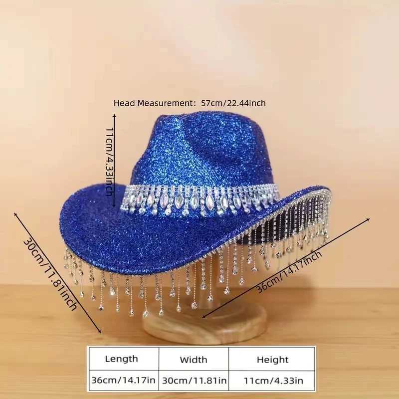 New Western Mens Cowboy Hat Mens Womens Cowboy Hat Mens Cowboy Girl Wide Collar Jazz Retro Wide Collar Hat Mens or Womens W241225