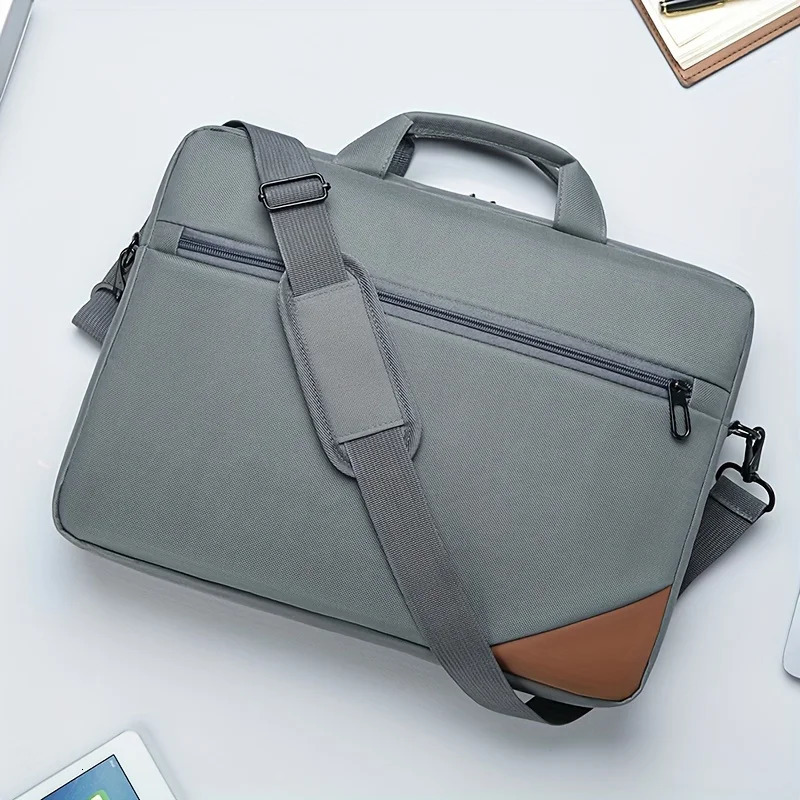 Portable shoulder computer bag mens crossbody satchel computer bag fashion business briefcase laptop bag 241225