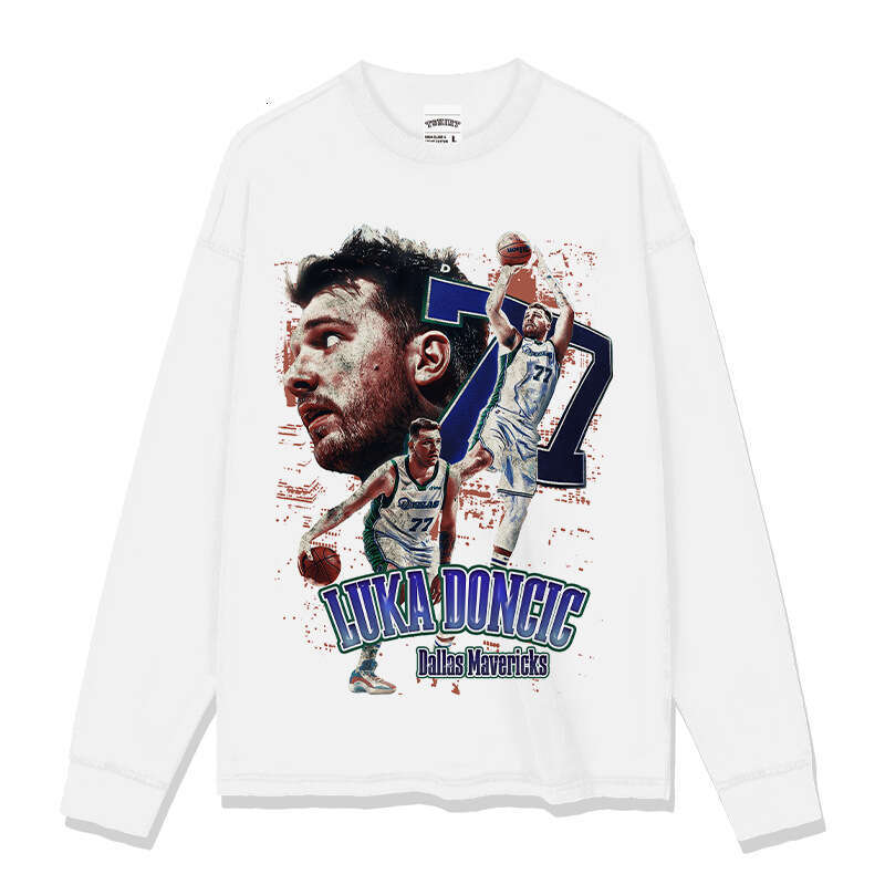 Dongqiqi Lukas T-shirt Design Star Vintage Printed Short Sleeve High Street Trendy Sign