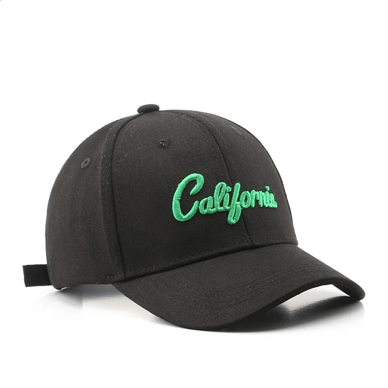 Embroidered Adjustable Green baseball cap Spring men Sports hat Breathable Cotton Trucker hat for Women travel sun hats 241226