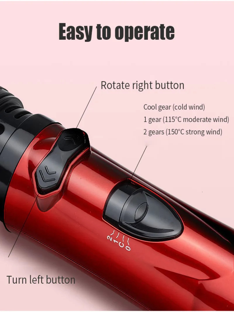 Household Portable Plug-in Automatic Curling Iron Straight Hair Comb Three in One Multifunctional AIR Comb 241225