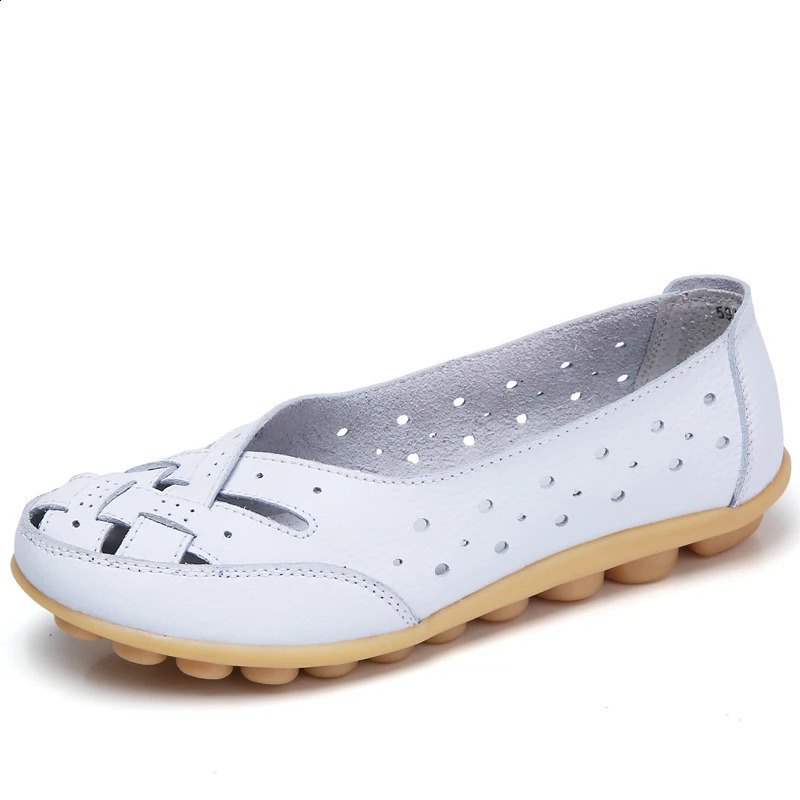 Women Shoes Flats Soft Leather Shoes Woman Loafers Oxford Ladies Shoes For Women White Shoes Plus Size 35-44 zapatos de mujer241226